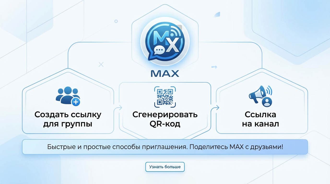 Как сделать ссылку на канал в MAX: способы приглашения пользователей
